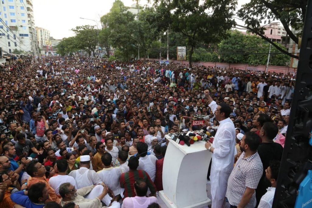 প্রশাসনকে উদ্দেশ্য করে শামীম ওসমান: আগুন নিয়ে খেলবেন না